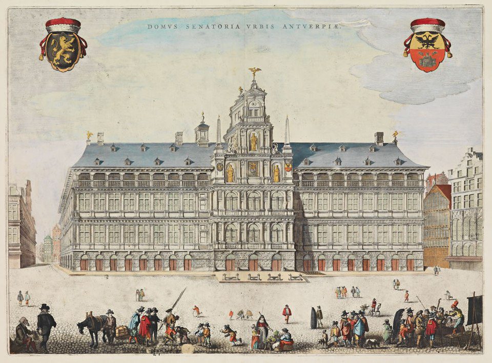 Stadhuis van Antwerpen 1700